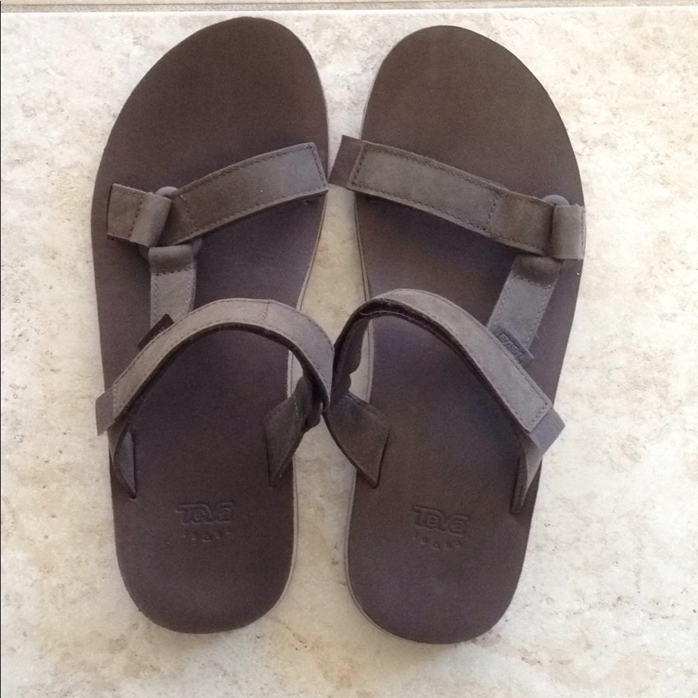 Teva Men's Leather Slide Sandal size 12 - NWOT